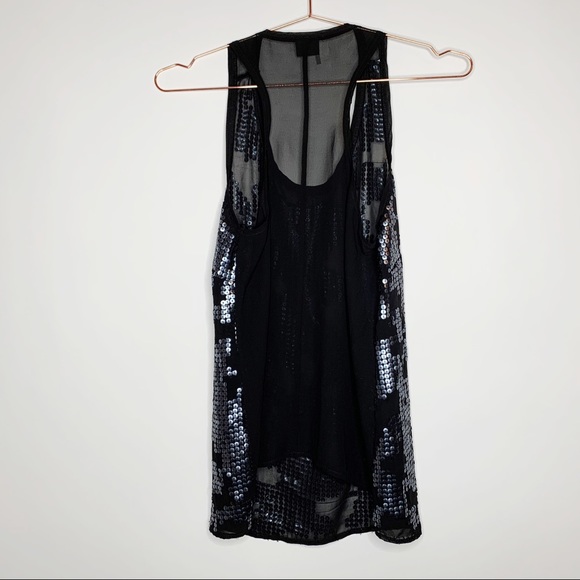 Urban Outfitters black Sparkle & Fade sequin tank - Picture 2 of 4